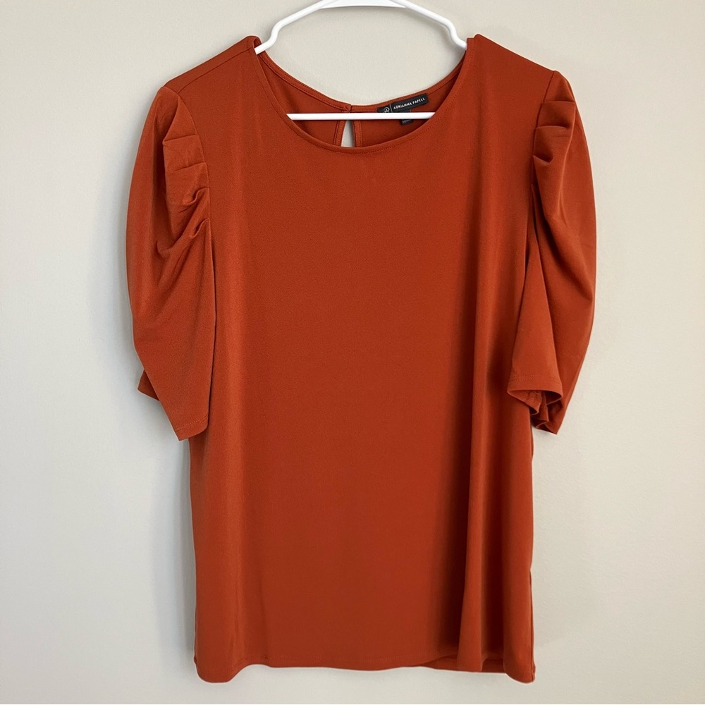 Adrianna papell blouse Large